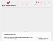 Tablet Screenshot of motorradhaus-ullmann.de